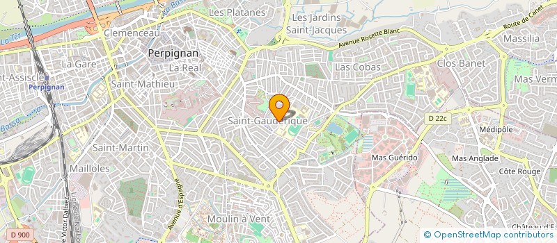 localisation de l'entreprise SCI LES MARGUERITES  PERPIGNAN