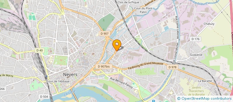localisation de l'entreprise SCI LES MARGUERITES à NEVERS