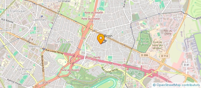 localisation de l'entreprise SCI LES MARGUERITES  BRON