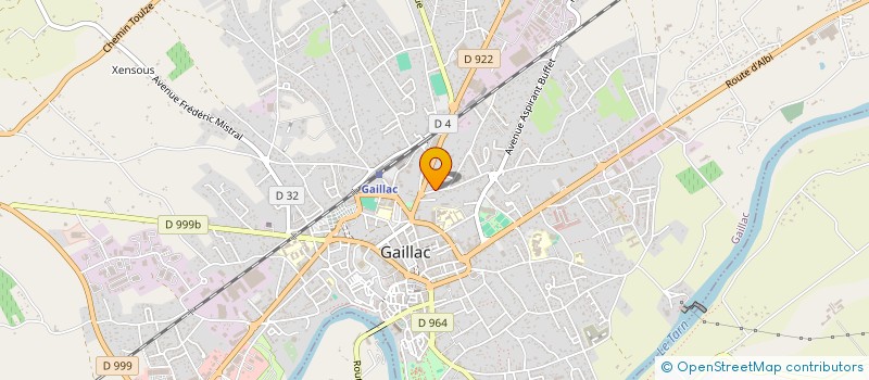 localisation de l'entreprise SCI LES MARGUERITES  GAILLAC