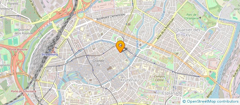 localisation de l'entreprise SCI LES MARGUERITES  STRASBOURG