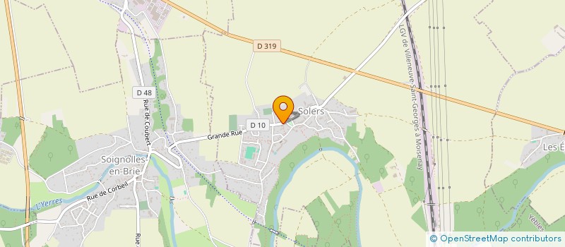 localisation de l'entreprise SCI LES MARGUERITES  SOLERS