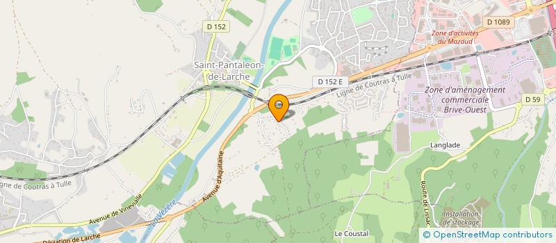 localisation de l'entreprise SCI LES MARGUERITES  SAINT-PANTALEON-DE-LARCHE