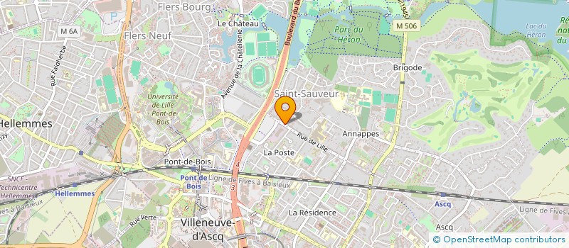 localisation de l'entreprise SCI LES MARGUERITES à VILLENEUVE-D'ASCQ