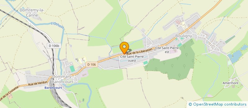 localisation de l'entreprise SCI LES MARIE à BOULIGNY