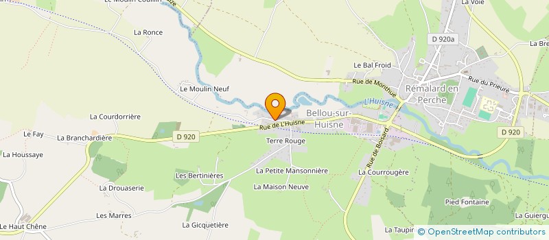 localisation de l'entreprise SCI LES MARIE-JEANNE à REMALARD-EN-PERCHE