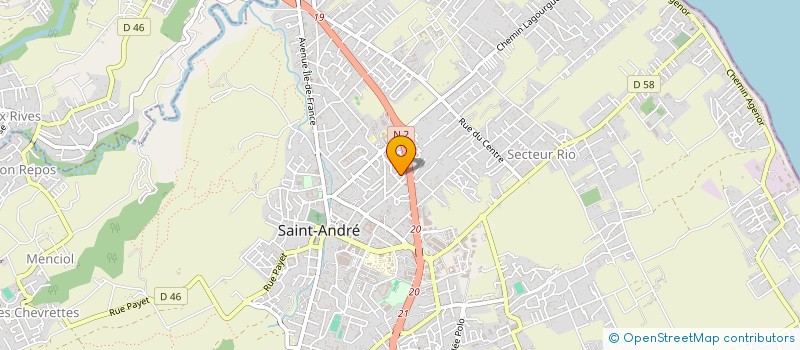 localisation de l'entreprise SCI LES MARINES à SAINT-ANDRE