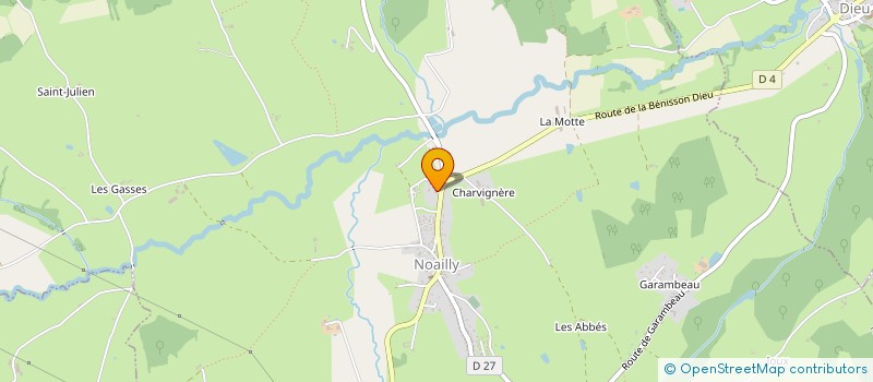 localisation de l'entreprise SCI LES MARINES  NOAILLY