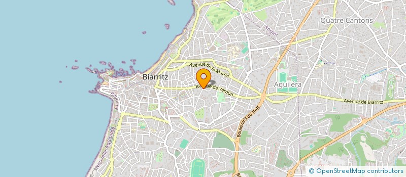 localisation de l'entreprise SCI LES MARINES DE LA BAIE à BIARRITZ