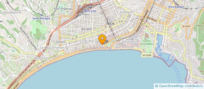 localisation de l'entreprise SCI LES MARINES DE VILLENEUVE à NICE