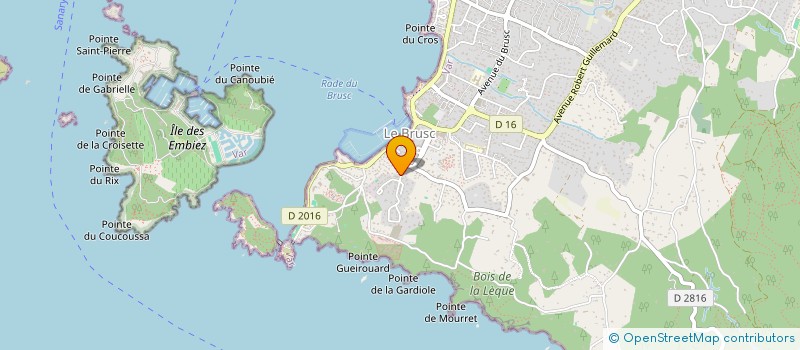 localisation de l'entreprise SCI LES MARINES DU CAP à SIX-FOURS-LES-PLAGES
