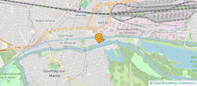 localisation de l'entreprise SCI LES MARINIERS à CHELLES
