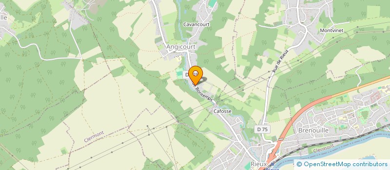 localisation de l'entreprise SCI LES MARIONS  ANGICOURT