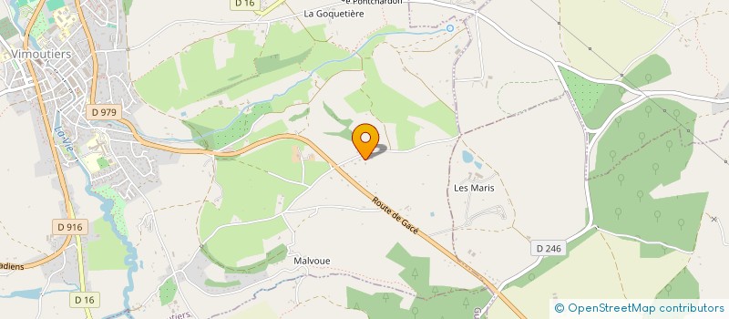 localisation de l'entreprise SCI LES MARIS à VIMOUTIERS
