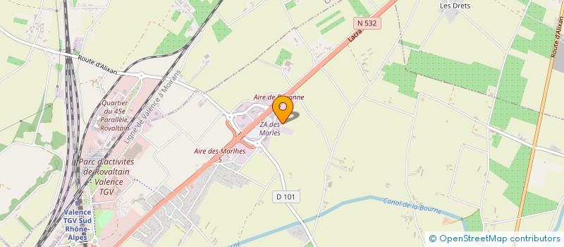 localisation de l'entreprise SCI LES MARLHES  SEILLANS