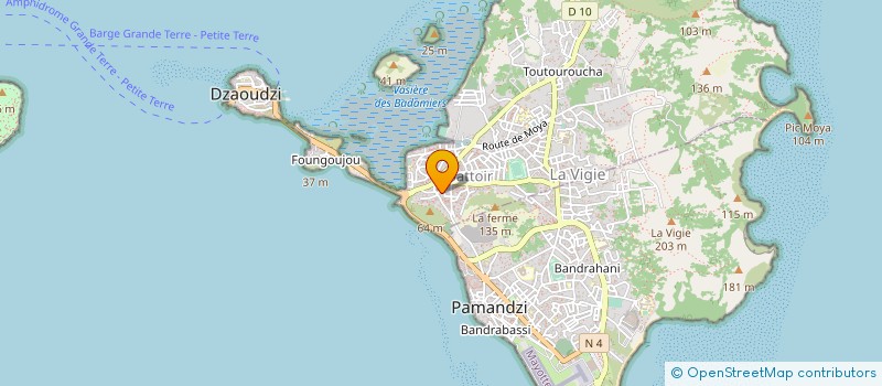 localisation de l'entreprise SCI LES MARMAILLES à DZAOUDZI