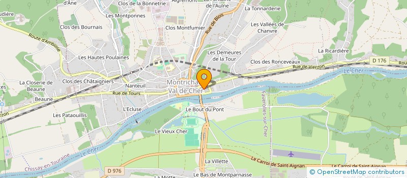 localisation de l'entreprise SCI LES MARMAUX à MONTRICHARD-VAL-DE-CHER