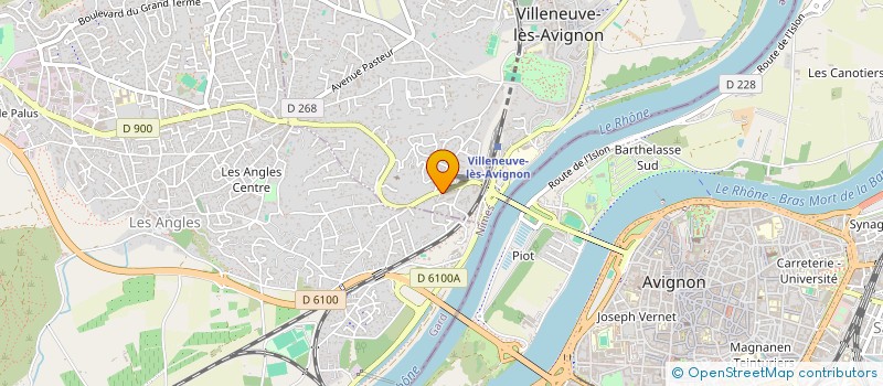localisation de l'entreprise SCI LES MARMOTS à VILLENEUVE-LES-AVIGNON