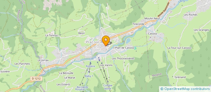 localisation de l'entreprise SCI LES MARMOTS  PRAZ-SUR-ARLY