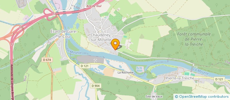 localisation de l'entreprise SCI LES MARMOTTES 2  CHAUDENEY-SUR-MOSELLE