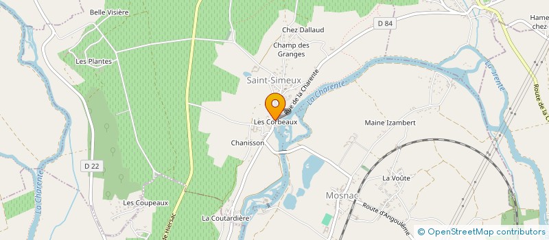 localisation de l'entreprise SCI LES MARMOTTES à SAINT-SIMON