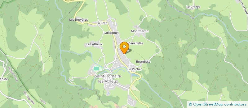 localisation de l'entreprise SCI LES MARMOTTES  SAINT-ROMAIN-LES-ATHEUX