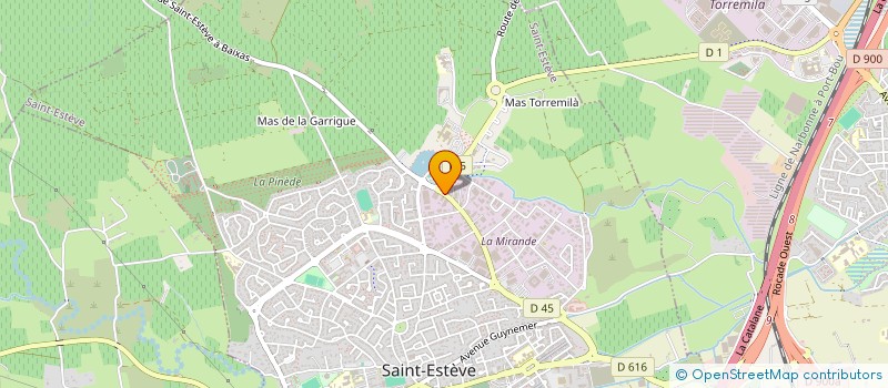 localisation de l'entreprise SCI LES MARMOTTES  SAINT-ESTEVE