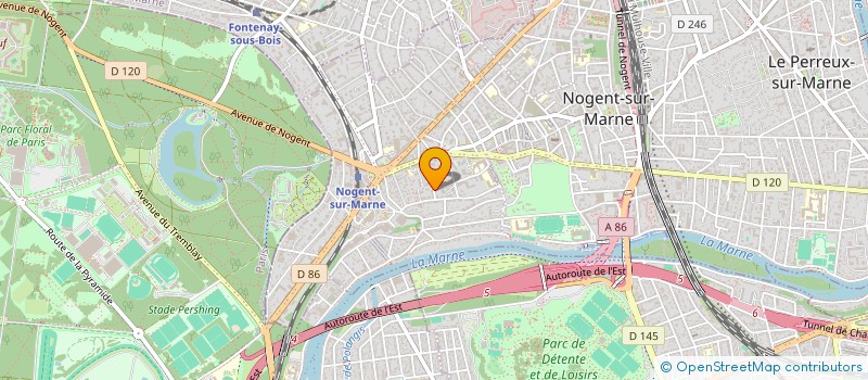 localisation de l'entreprise SCI LES MARMOTTES à NOGENT-SUR-MARNE