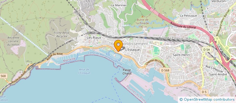 localisation de l'entreprise SCI LES MARMOTTES à MARSEILLE