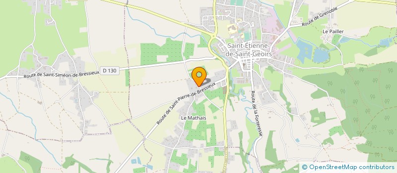 localisation de l'entreprise SCI LES MARMOTTES à SAINT-ETIENNE-DE-SAINT-GEOIRS