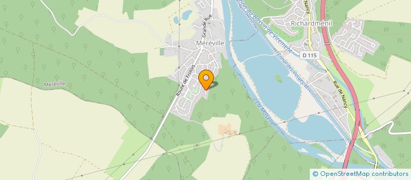 localisation de l'entreprise SCI LES MARMOTTES  MEREVILLE