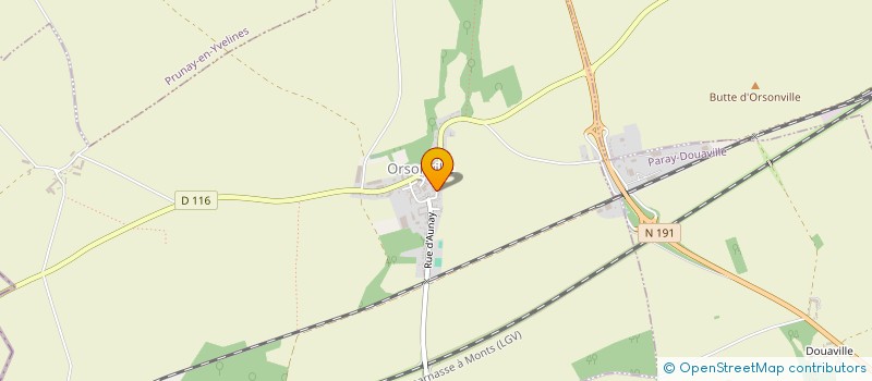 localisation de l'entreprise SCI LES MARMOTTES  ORSONVILLE