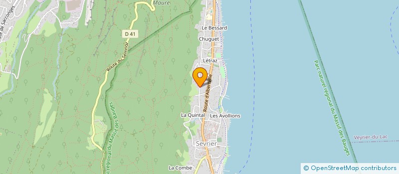 localisation de l'entreprise SCI LES MARMOTTES  SEVRIER