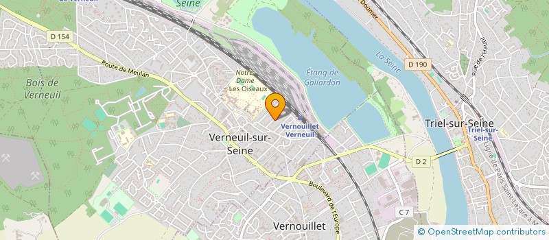 localisation de l'entreprise SCI LES MARMOTTES  VERNEUIL-SUR-SEINE