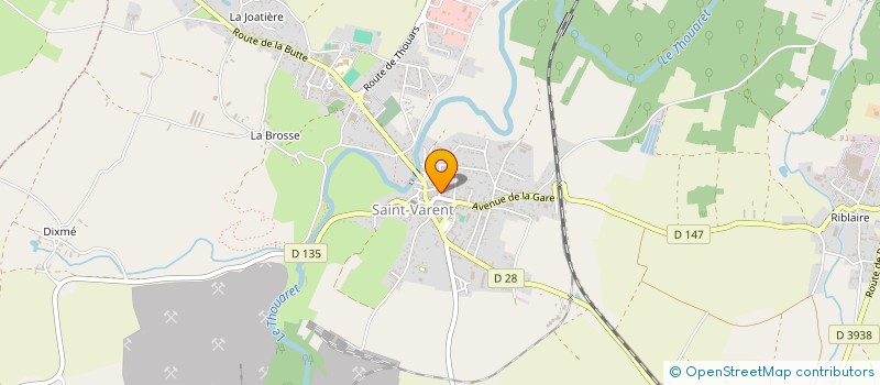 localisation de l'entreprise SCI LES MARMOTTES CHOLLET  SAINT-VARENT