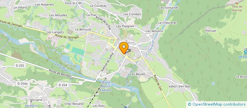 localisation de l'entreprise SCI LES MARMOTTES DU CRIOU  SAMOENS