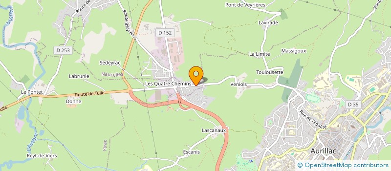 localisation de l'entreprise SCI LES MARMOTTES DU ROCHER DU CERF à NAUCELLES
