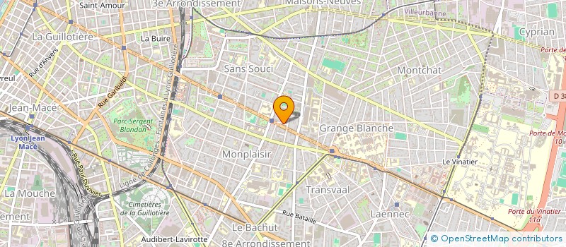 localisation de l'entreprise SCI LES MARMOTTONS  LYON