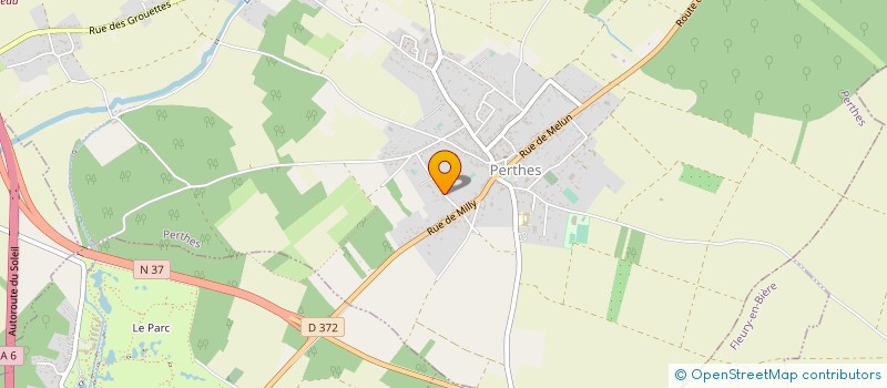 localisation de l'entreprise SCI LES MARNIERES  PERTHES