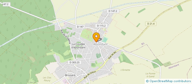 localisation de l'entreprise SCI LES MARONNIERS à ABONDANT