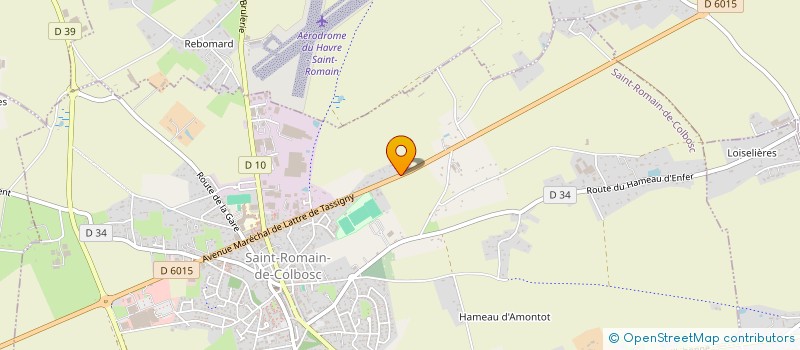 localisation de l'entreprise SCI LES MARONNIERS  SAINT-ROMAIN-DE-COLBOSC