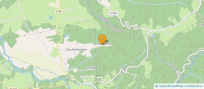 localisation de l'entreprise SCI LES MARQUAIRES  PUY-GUILLAUME