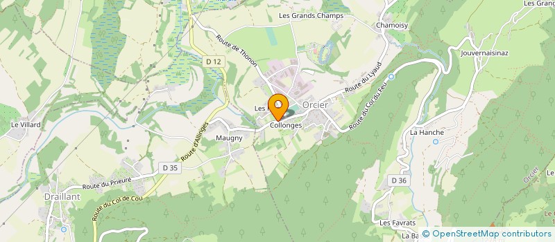 localisation de l'entreprise SCI LES MARQUISATS  ORCIER