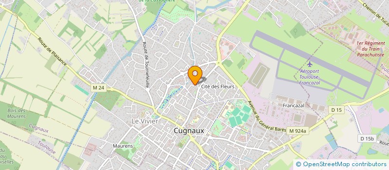 localisation de l'entreprise SCI LES MARQUISES DE BEL AIR  CUGNAUX