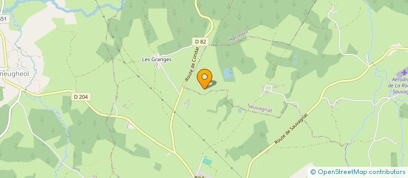 localisation de l'entreprise SCI LES MARRONIERS  HERMENT