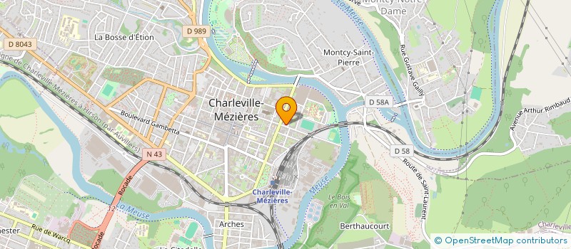 localisation de l'entreprise SCI LES MARRONNIERS à CHARLEVILLE-MEZIERES