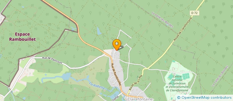 localisation de l'entreprise SCI LES MARRONNIERS  CLAIREFONTAINE-EN-YVELINES