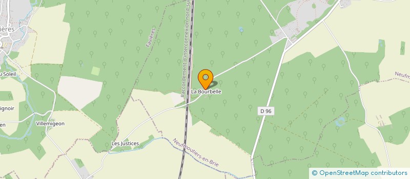 localisation de l'entreprise SCI LES MARRONNIERS  NEUFMOUTIERS-EN-BRIE