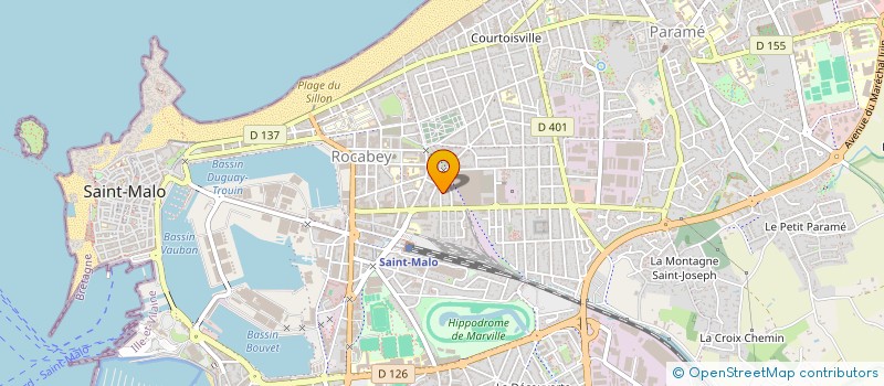 localisation de l'entreprise SCI LES MARRONNIERS  SAINT-MALO