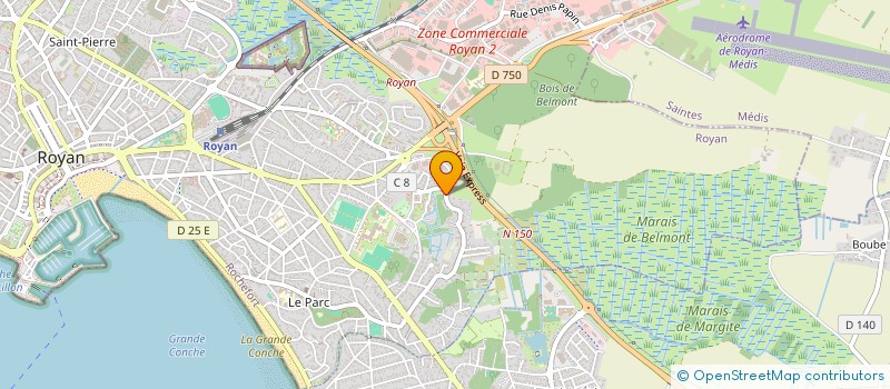 localisation de l'entreprise SCI LES MARRONNIERS  ROYAN